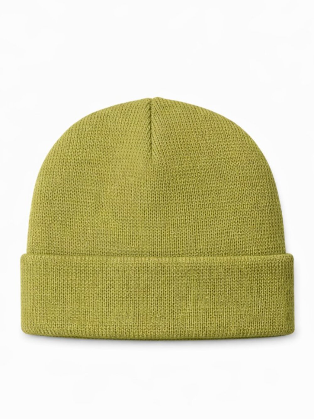 Light Olive Green Knit Cap